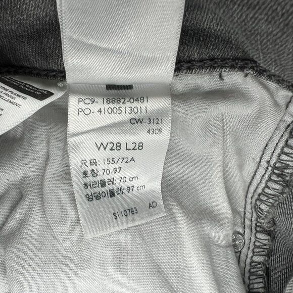 Levi's Jeans Women's Size 28 Gray‎ 721 High Rise Skinny Jeans - Picture 12 of 12